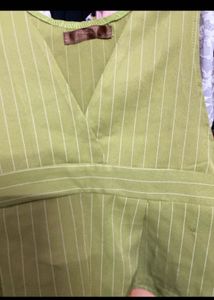Striped Green Tank Top