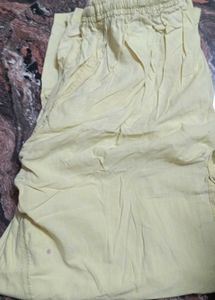 Light Yellow Palazzo Pants