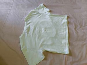 white crop top