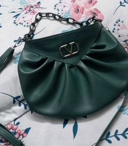 Stylish Green Shoulder Bag