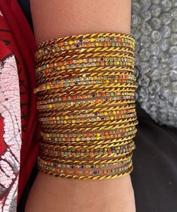Elegant Multi-Colour Metal Bangles Set for Women |