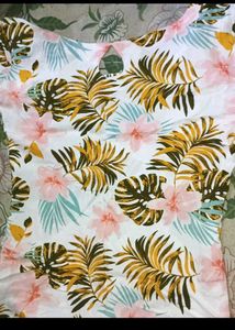 Vibrant Tropical Print Kurta