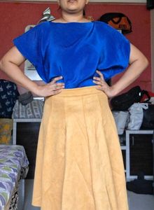 velvet soft Skirt