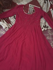 Beautiful Pink Ethnic Gown
