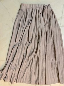 Elegant Pleated Maxi Skirt