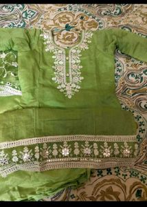 Beautiful Green Lehenga Choli Set