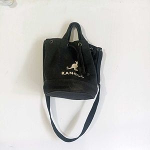 Kangol Black Bucket Bag