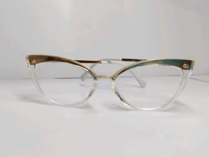 Clear Cat-Eye Glasses
