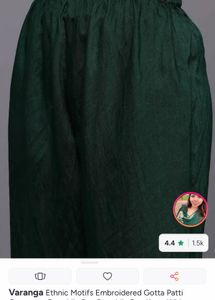 Elegant Emerald Green anarkali medium size