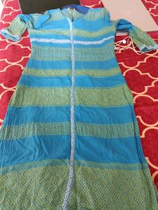 Aurelia Green straight kurti