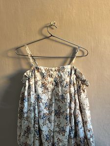 Floral Print Button-Down Top