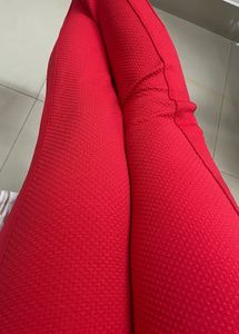 Vibrant Red Women's Pants