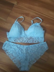 Lace Bralette and Panty Set