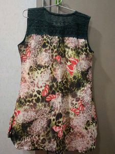 Butterfly Print Top