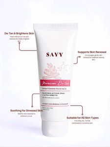 SAVY Moroccan Do-Tan Face Pack