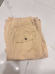 Beige Cargo Pants