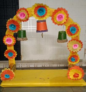Handmade Festive Arch Decor