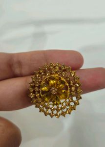 Gold Tone Statement Ring
