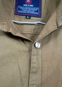 Men's Brown Casual Shirt
