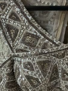 Sparkling Embellished Crop Blouse