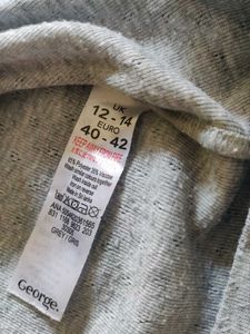 Grey Camisole with Lace Trim
