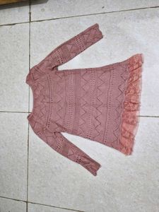 Chic Rose Pink Knitted top