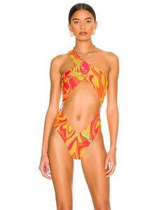 Vibrant Swirl One-Piece Swimsuit