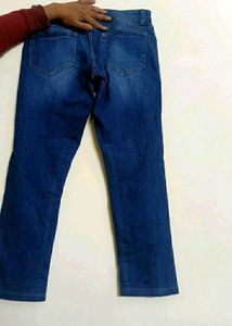 Mens Rev's Blue Torn stretchable Jeans
