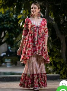 Floral Gota Sharara Set