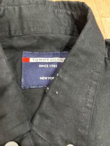 Men's Black Full Sleeve Button-Down Shirt