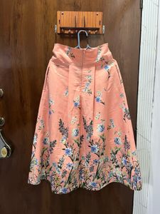 Charming Floral Off-Shoulder top and Skirt