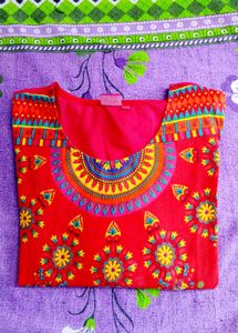 Red Kurta