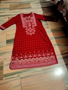 Elegant Jaipuri Kurta With Pant For Girls And Wome