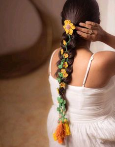 Floral Braided Hair Accessory