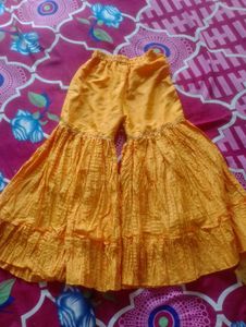 Orange Embroidered Kurta Set with Dupatta