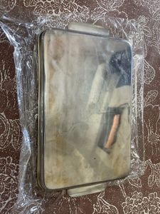Silver Glow Ace Tray + 6 glasses