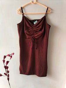Tokyo talkies Maroon dress