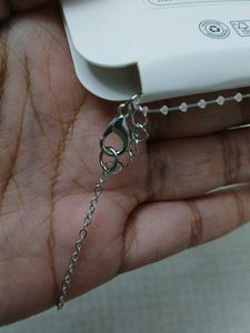 Zudio Silver Bow Necklace