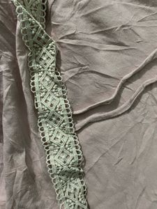 Dusty Rose Hoodie with Lace Detail