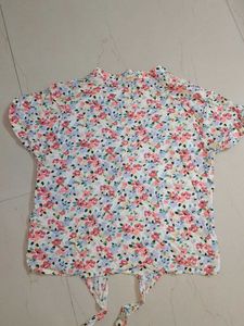 cotton floral print shirt