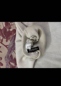 Ribbed Turtleneck Top