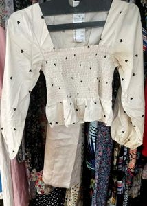 Cute Cartoon Print and mix Tops