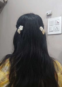 Crochet 🧶 Flower🌼 tik tak Hair pins