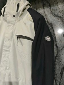 Men's Two-Tone Hooded Jacket