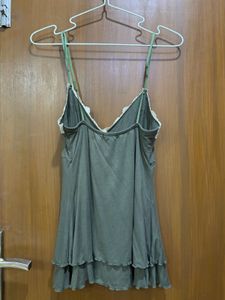 coquette olive y2k cami top