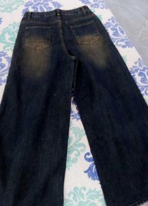 Wide Leg Denim Jeans