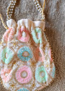 Embroidered Potli Bag