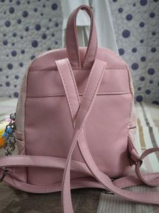 Cute Pink Floral Mini Backpack