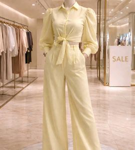 Elegant Light Yellow Co-ord Set