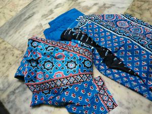 Anarkali suit mirror work